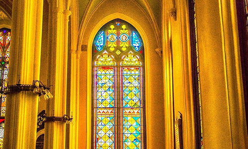 Unitarian Church en Charleston, vitral