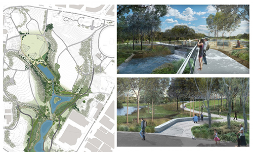 Sydbey Park Water Re-Use Proyject by Lead DesignerTurf Design Studio & Environmental Partnership with Alluvium