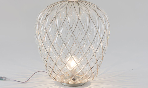 PINECONE, Table lamp transparente brillante 