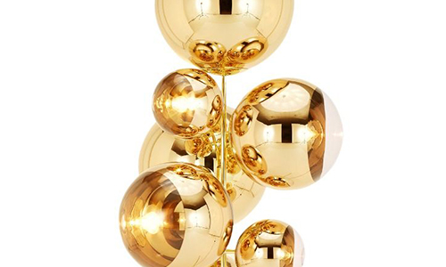 Mirror Ball Stand Chandelier por Tom Dixon