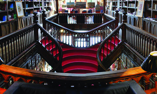 Escaleras librería Lello