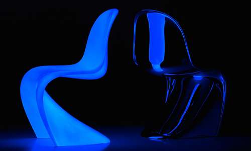 Panton Chrome y Panton Glow