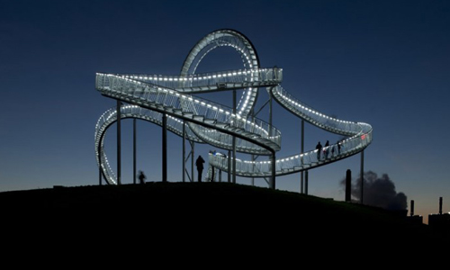  Escalera El Tigre y la Tortuga, luces Led de noche