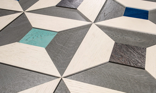 Azulejos geométricos diseñados por Hakwood