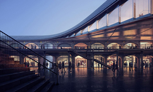 Coal Drops Yard en King's Cross, Londres diseñado por Heatherwick Studio's