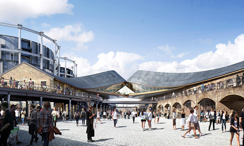 Coal Drops Yard en King's Cross, Londres diseñado por Heatherwick Studio's