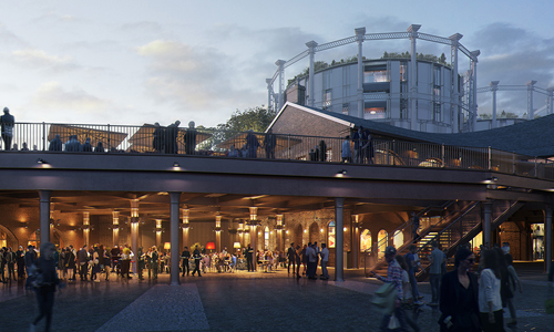 Coal Drops Yard en King's Cross, Londres diseñado por Heatherwick Studio's