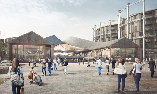 Coal Drops Yard en King's Cross, Londres diseñado por Heatherwick Studio's