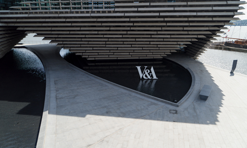 V & A Museum of Design Dundee by arquitecto japonés Kengo Kuma