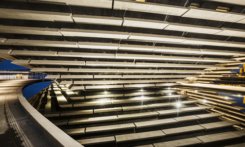 V & A Museum of Design Dundee by arquitecto japonés Kengo Kuma