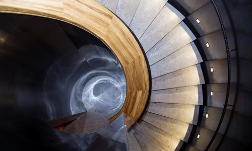 Nueva escaleras en el renovado Nationalmuseum 