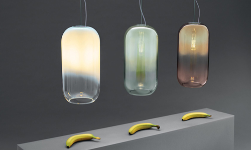 Gople Lamp diseñada por Artemide en colaboración con la firma de arquitectura BIG