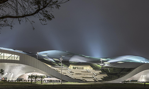 Centro Nacional de las Artes Escénicas en Taiwán diseñado por Mecanoo Architects