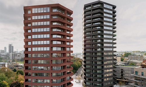 Torres Hoxton Press diseñadas por David Chipperfield y Karabusevic Carson Architects