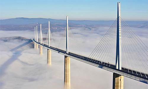 Viaducto de Millau, Francia