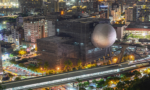 Render. Centro de Artes Escénicas de Taipei de OMA