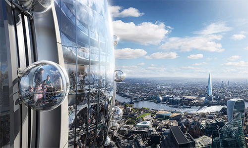 The Tulip, la torre de observación turística de 305 metros diseñada por Foster + Partners