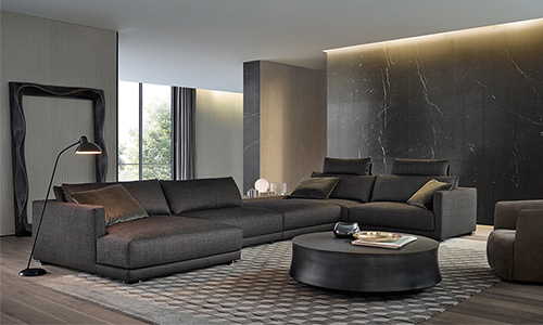 Bristol sofa designed by Jean-Marie Massaud