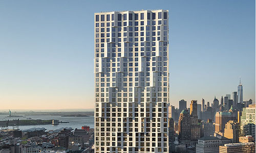 Michaelis Boyd revela los interiores de la torre 11 Hoyt de Studio Gang. Renderings: Binyan Studios.