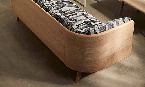 Sage sofa | Benchmark + David Rockwell.