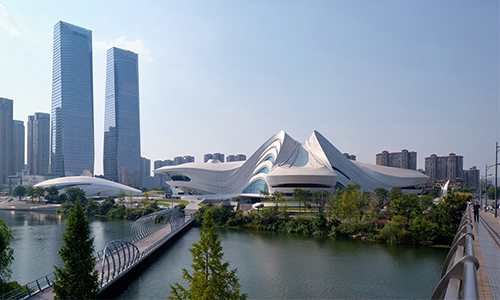 Changsha Meixihu International Culture & Arts Centre | Zaha Hadid Architects.