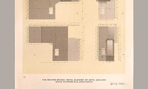 Impresión del Puente Weston de David Chipperfield.