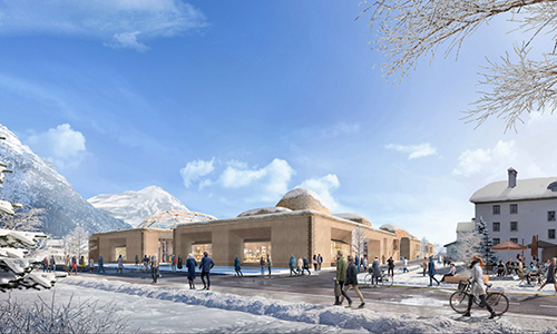 Foster + Partners prepara centro de innovación en los Alpes Suizos.