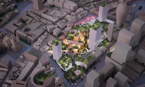 The Hill Quarter & The Music Mountain | MVRDV.