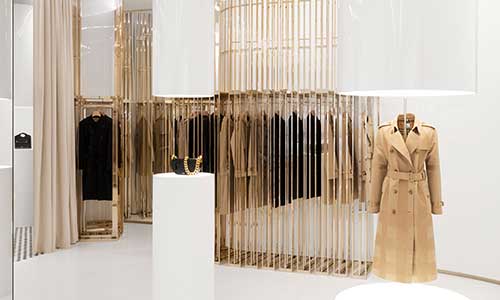 Burberry boutique No 1 Sloane Street | Vincenzo De Corris.