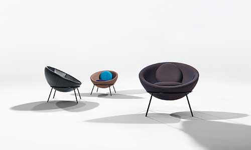 Bardi’s Bowl Chair 2021| Arper + Rubelli.