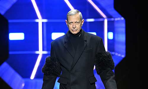 3.	Jeff Goldblum en el desfile F/W 22 de Prada.