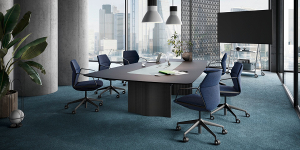 Wave: diseño modular, tecnología integrada y narrativa espacial en una mesa.