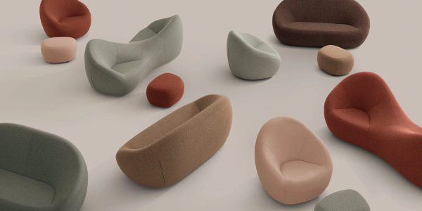 Jean Nouvel diseña asientos escultóricos inspirados en la naturaleza.