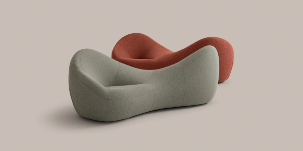 Jean Nouvel diseña asientos escultóricos inspirados en la naturaleza.